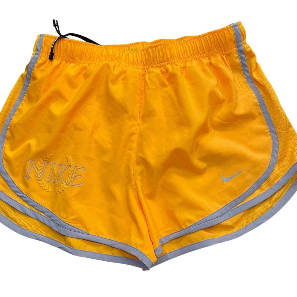Nike Dri-Fit Tempo Brief Lined Womens Running Shorts orange/purple S